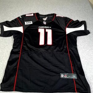 Arizona Cardinals Jersey Mens 52 Black #11 Larry Fitzgerald Nike Football NFL